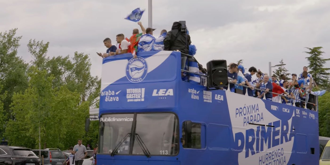 Celebración Ascenso a Primera del Deportivo Alavés