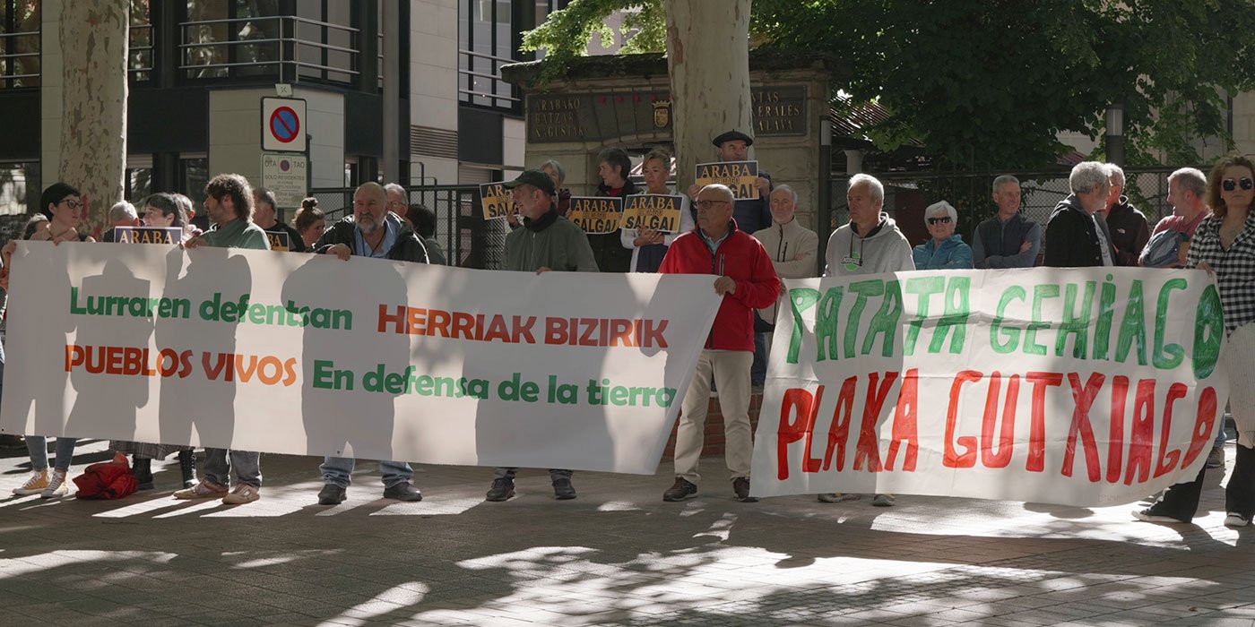 En defensa del territorio alavés, Araba ez dago salgai