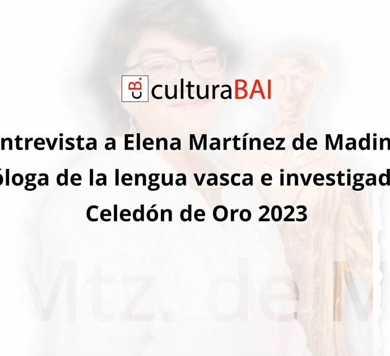 Elena Martínez de Madina, Filóloga y Celedón de Oro 2023